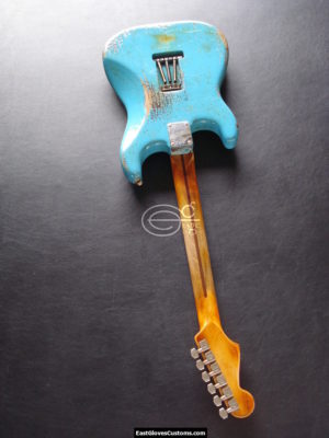 Fender Stratocaster Heavy Relic Ocean Blue (SOLD) - Image 12
