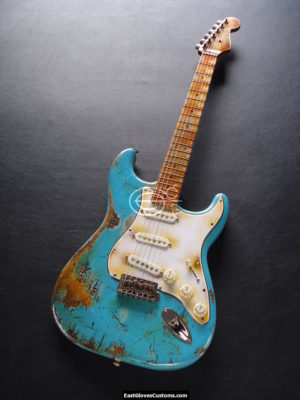 Fender Stratocaster Heavy Relic Ocean Blue (SOLD) - Image 8