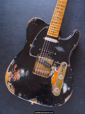 Fender Telecaster Deluxe Series Nashville Relic Black on Sunburst (SOLD) - Image 4
