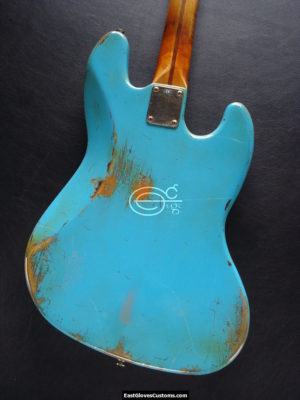 Fender Jazz Bass Relic Ocean Blue [Left Handed] (SOLD) - Image 3