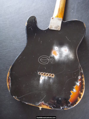 Fender Telecaster Deluxe Series Nashville Relic Black on Sunburst (SOLD) - Image 5