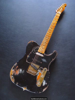 Fender Telecaster Deluxe Series Nashville Relic Black on Sunburst (SOLD) - Image 9