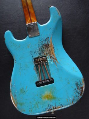 Fender Stratocaster Heavy Relic Ocean Blue (SOLD) - Image 6