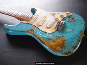 Fender Stratocaster Heavy Relic Ocean Blue (SOLD) - Image 2