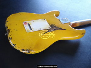 Fender Stratocaster S/S/H USA Relic Yellow (SOLD) - Image 8