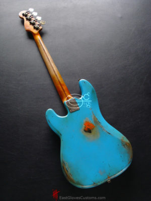 Fender Precision Bass Relic Ocean Blue Turquoise Relic (SOLD) - Image 10