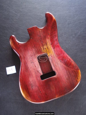 Fender Stratocaster Relic Cherry Red Allparts Replacement Body Made in USA (SOLD) - Image 9