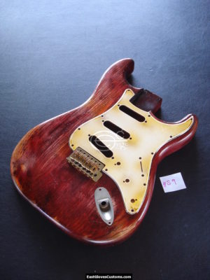 Fender Stratocaster Relic Cherry Red Allparts Replacement Body Made in USA (SOLD) - Image 10