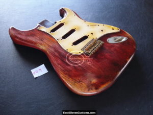 Fender Stratocaster Relic Cherry Red Allparts Replacement Body Made in USA (SOLD)