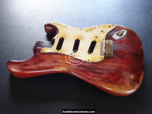 Fender Stratocaster Relic Cherry Red Allparts Replacement Body Made in USA (SOLD) - Image 7