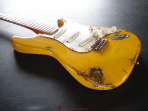 Fender Stratocaster Relic 50th Anniversary Yellow (SOLD) - Image 6