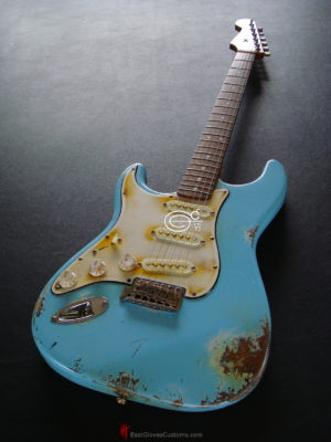 Fender Stratocaster Heavy Relic Daphne Blue [Left Handed] (SOLD)