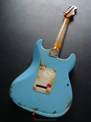 Fender Stratocaster Heavy Relic Daphne Blue [Left Handed] (SOLD) - Image 7