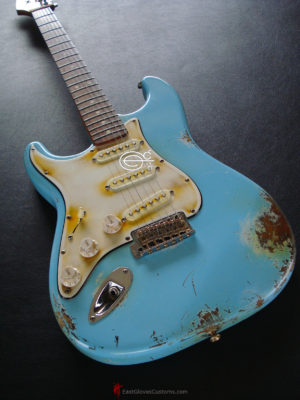 Fender Stratocaster Heavy Relic Daphne Blue [Left Handed] (SOLD) - Image 6