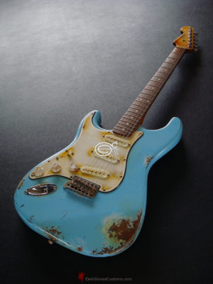 Fender Stratocaster Heavy Relic Daphne Blue [Left Handed] (SOLD) - Image 10