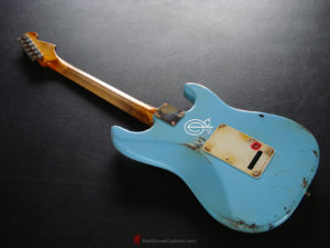 Fender Stratocaster Heavy Relic Daphne Blue [Left Handed] (SOLD) - Image 11
