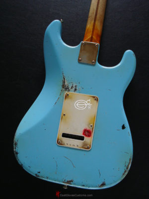 Fender Stratocaster Heavy Relic Daphne Blue [Left Handed] (SOLD) - Image 5