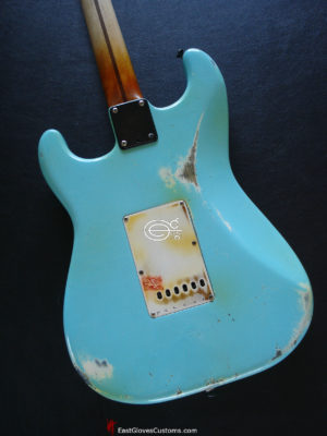 Fender Stratocaster Relic E Series Made in Japan Surf Green (SOLD) - Image 5