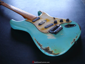 Fender Stratocaster Relic E Series Made in Japan Surf Green (SOLD) - Image 6