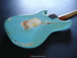 Fender Stratocaster Relic E Series Made in Japan Surf Green (SOLD) - Image 7