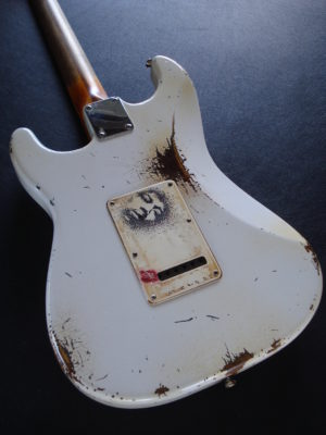 Fender Stratocaster Heavy Relic White Inspired by Jimi Hendrix (Limited Edition by EGC) (SOLD) - Image 15