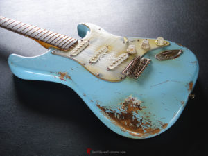 Fender Stratocaster Relic Daphne Blue (SOLD) - Image 6