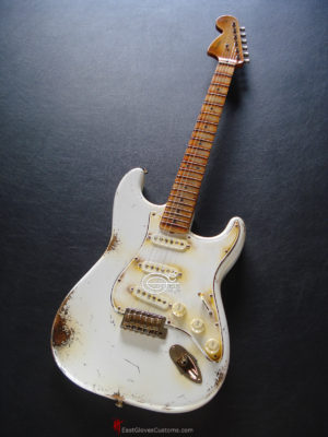 Fender Stratocaster Heavy Relic White Inspired by Jimi Hendrix (Limited Edition by EGC) (SOLD) - Image 7