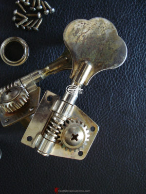 (#JP30) STANDARD FENDER JAZZ / PRECISION BASS TUNERS DISTRESSED AGED RELIC (SOLD) - Image 7