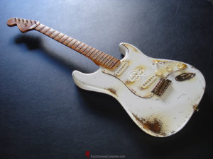 Fender Stratocaster Heavy Relic White Inspired by Jimi Hendrix (Limited Edition by EGC) (SOLD) - Image 11