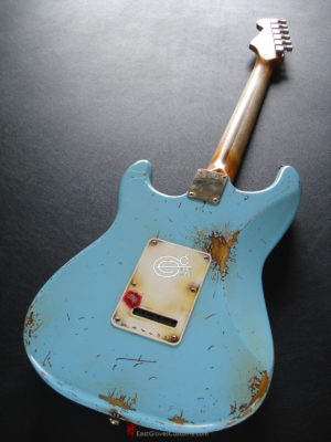 Fender Stratocaster Relic Daphne Blue (SOLD) - Image 5