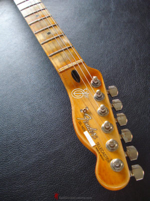 Fender Telecaster Heavy Relic Yellow Graffiti (SOLD) - Image 12