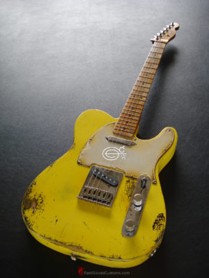 Fender Telecaster Heavy Relic Yellow Graffiti (SOLD)