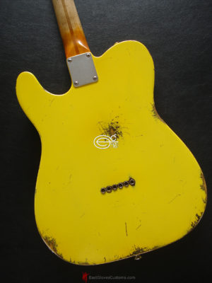 Fender Telecaster Heavy Relic Yellow Graffiti (SOLD) - Image 5