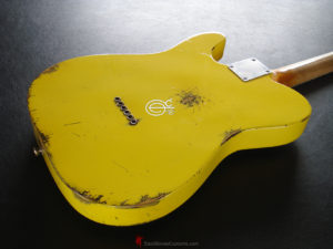 Fender Telecaster Heavy Relic Yellow Graffiti (SOLD) - Image 7