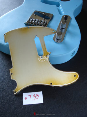 ( #T33 ) FENDER TELECASTER STYLE PICKGUARD RELIC AGED (SOLD) - Image 8
