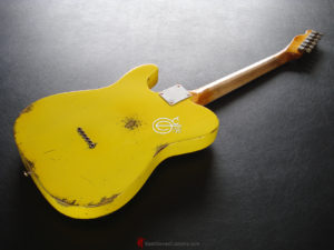 Fender Telecaster Heavy Relic Yellow Graffiti (SOLD) - Image 9