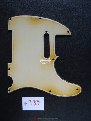 ( #T33 ) FENDER TELECASTER STYLE PICKGUARD RELIC AGED (SOLD) - Image 9