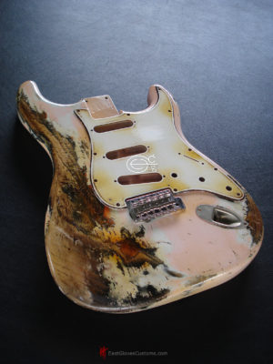 Fender Stratocaster Relic Shell Pink Allparts Replacement Body Made in USA (SOLD)