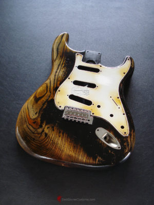 Fender Stratocaster Relic Black Allparts Replacement Body Made in USA (SOLD)