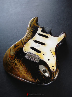 Fender Stratocaster Relic Black Allparts Replacement Body Made in USA (SOLD) - Image 3