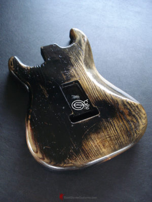 Fender Stratocaster Relic Black Allparts Replacement Body Made in USA (SOLD) - Image 6