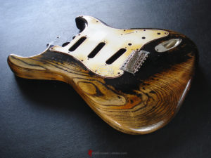 Fender Stratocaster Relic Black Allparts Replacement Body Made in USA (SOLD) - Image 8