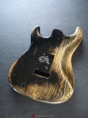 Fender Stratocaster Relic Black Allparts Replacement Body Made in USA (SOLD) - Image 7