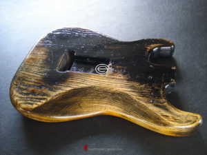 Fender Stratocaster Relic Black Allparts Replacement Body Made in USA (SOLD) - Image 11