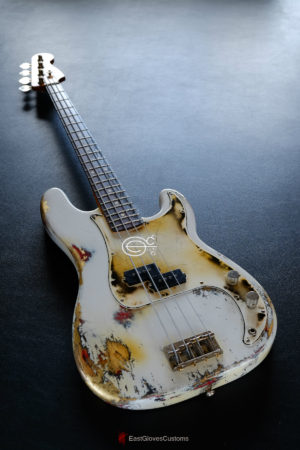 Fender Precision Bass Relic Vintage White Gold Edition (SOLD) - Image 5