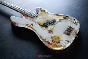 Fender Precision Bass Relic Vintage White Gold Edition (SOLD) - Image 6