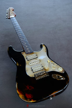Fender Stratocaster H/S/H Relic Black (SOLD)