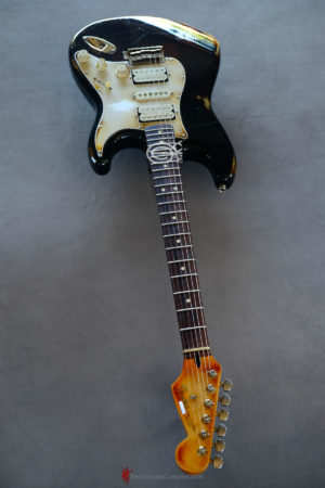 Fender Stratocaster H/S/H Relic Black (SOLD) - Image 10