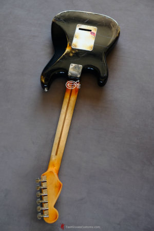 Fender Stratocaster H/S/H Relic Black (SOLD) - Image 11