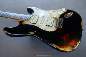 Fender Stratocaster H/S/H Relic Black (SOLD) - Image 6